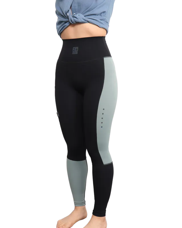 Z4 Run Tights, sort & grønn