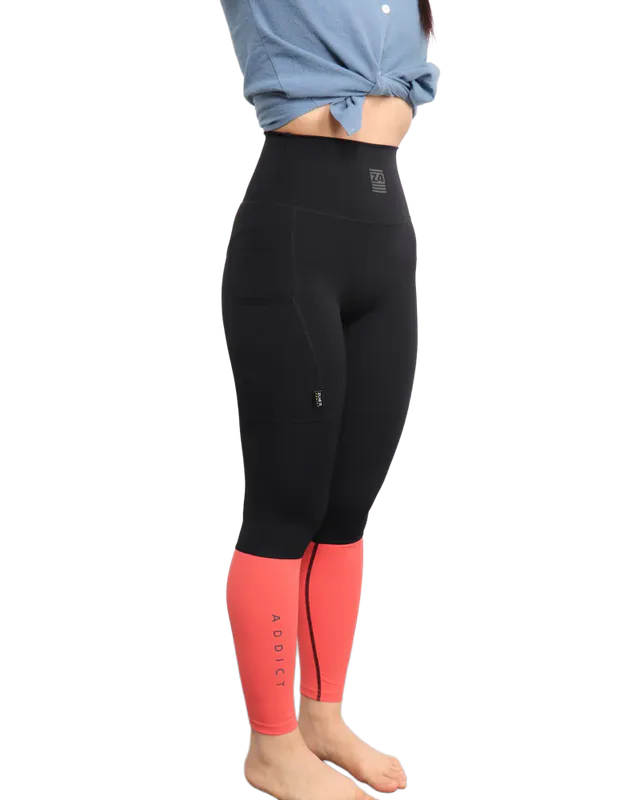Z4 Run Tights, sort & orange